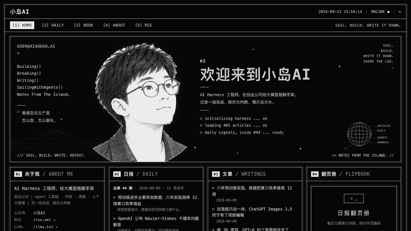 小岛AI · 公众号个人站